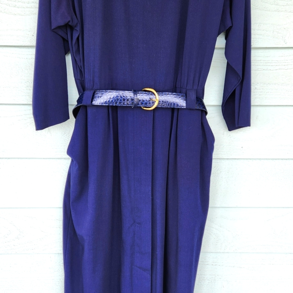 Lady Katie Navy Blue Dress, Size 16